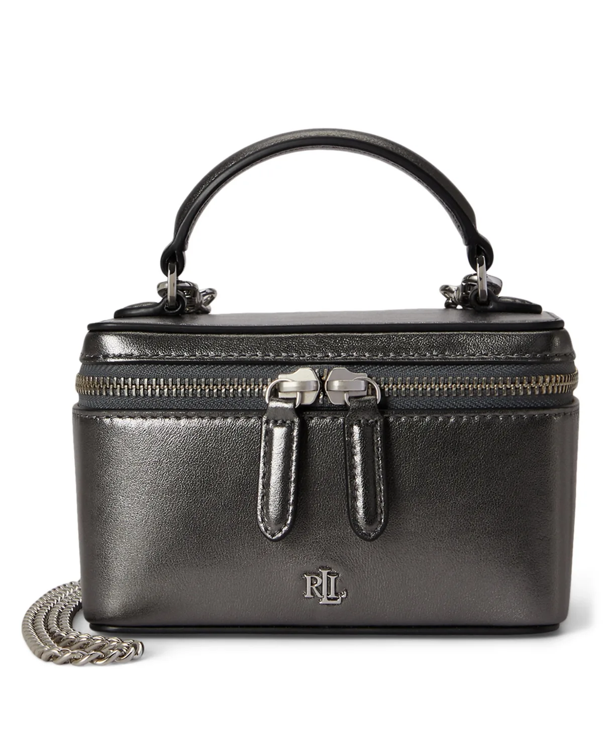 Lauren Ralph Lauren Metallic Mini Hallee Crossbody Handbag by Ralph Lauren