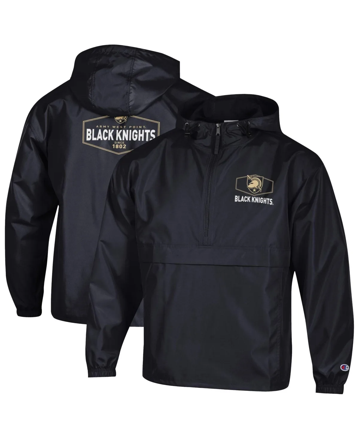 Army Black Knights Delay Packable Half-Zip Jacket by Champion