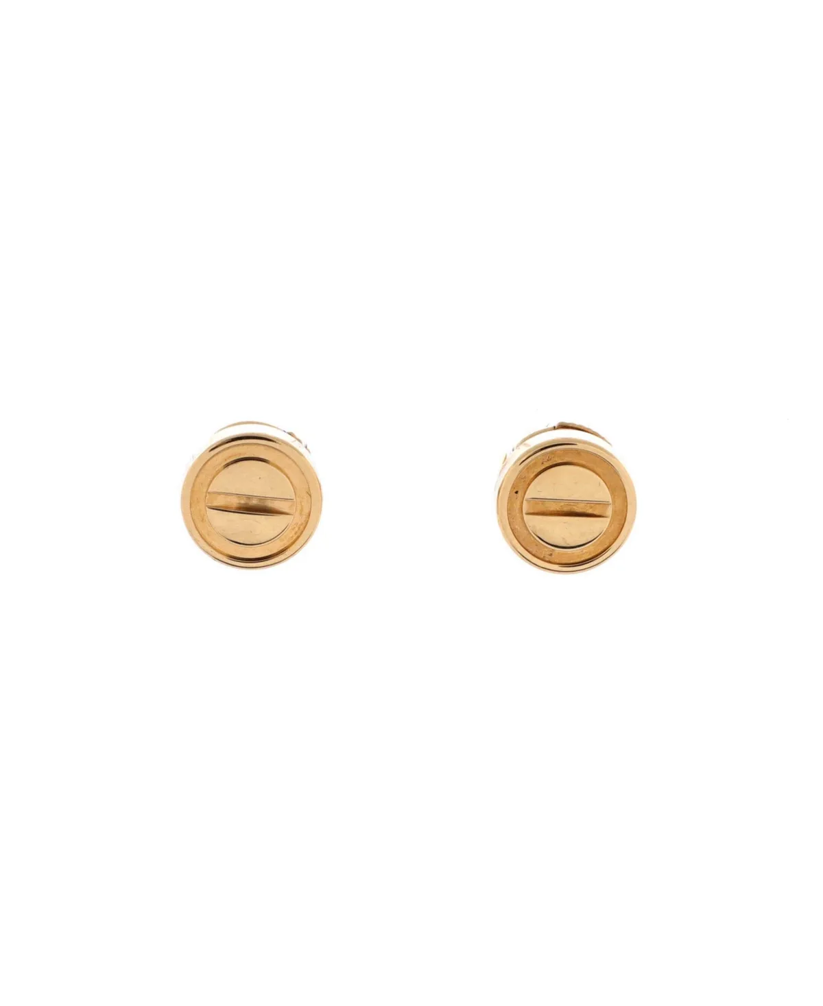 Pre-Owned Cartier Love Stud Earrings in 18K Yellow Gold