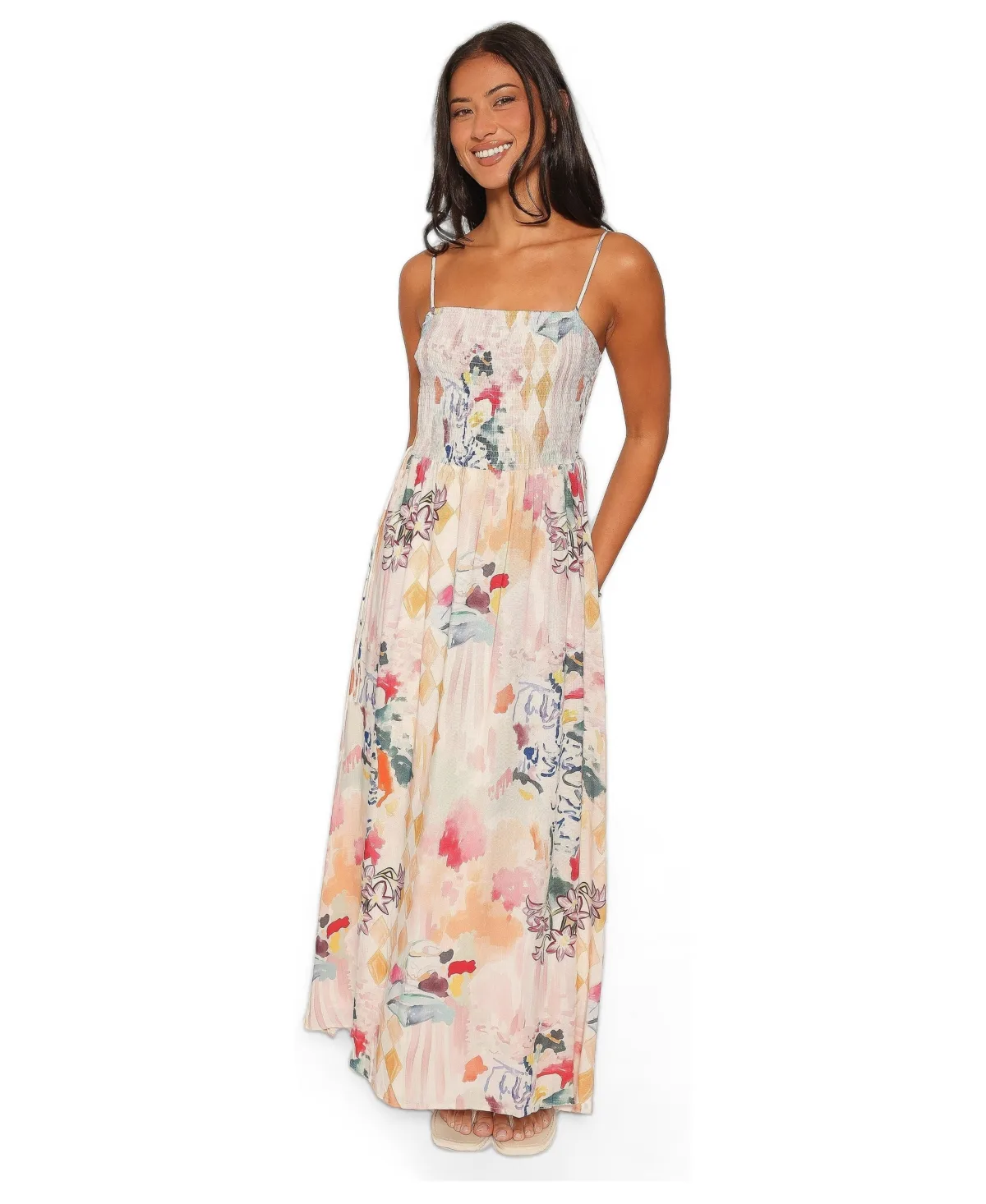 Kalyn Sweetheart Sleeveless Maxi Dress by Petal and Pup