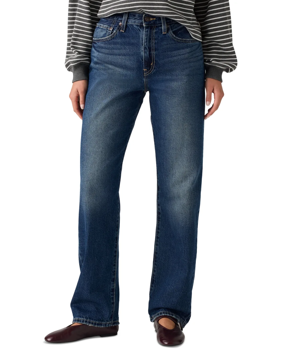 Easy Dad High-Rise Straight-Leg Jeans by Levi's