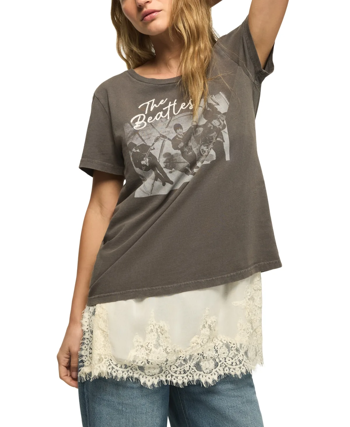 The Beatles Graphic Crewneck T-Shirt by Lucky Brand
