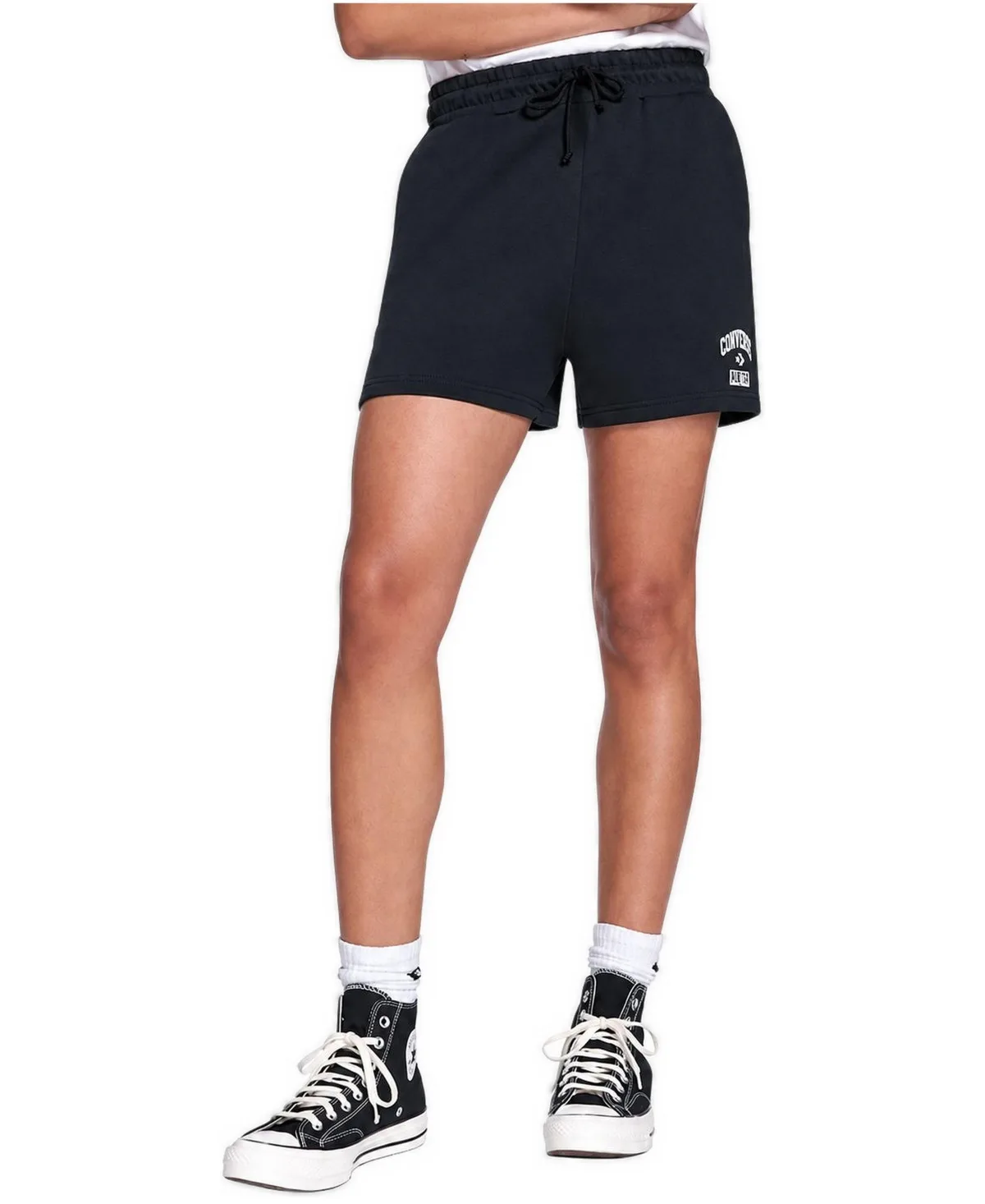 All Star High-Rise French Terry Athletic Shorts, 3.5" Inseam by Converse
