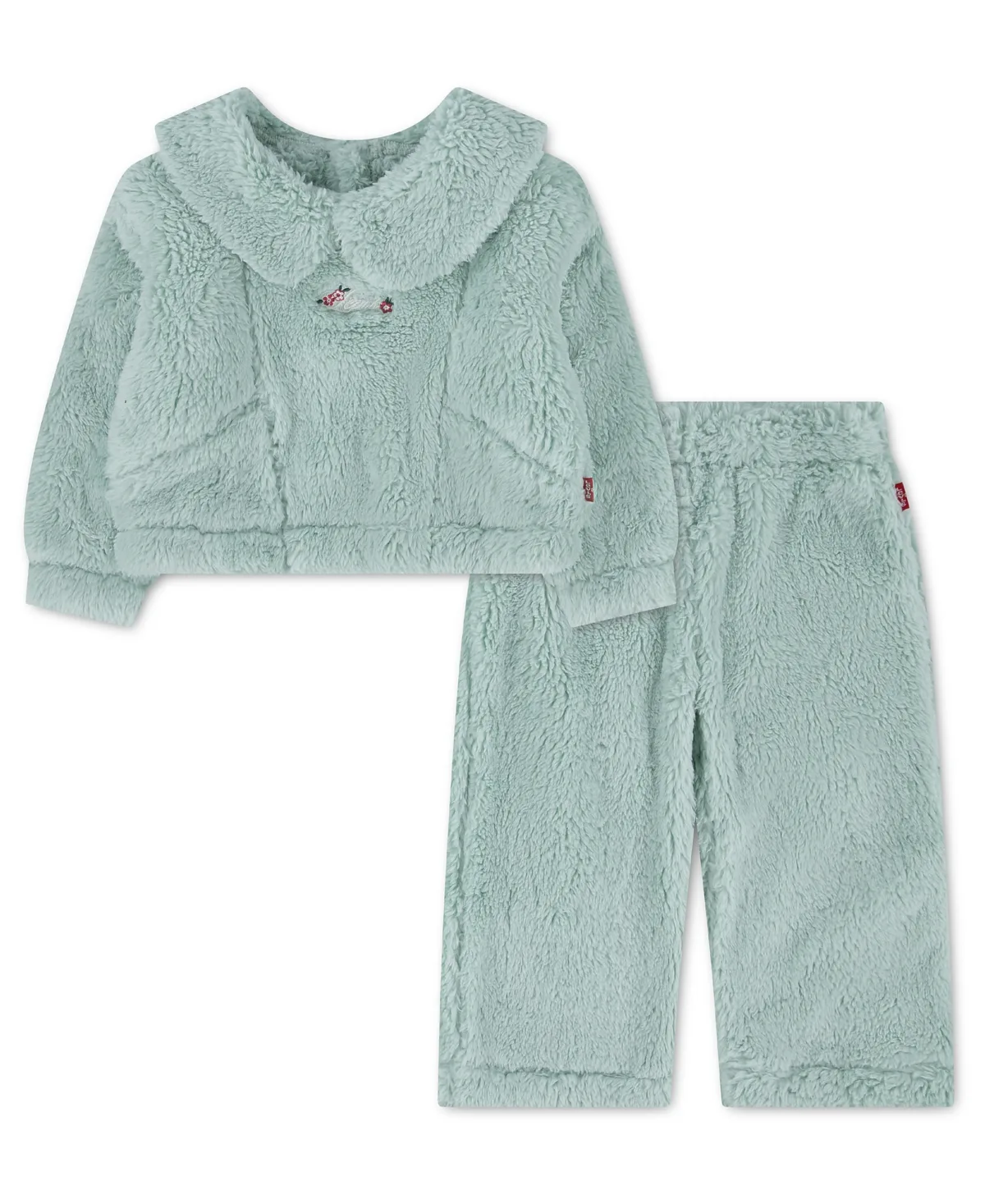 Plush Sherpa Crewneck Sweatshirt and Pants, 2-Piece Set by Levi's
