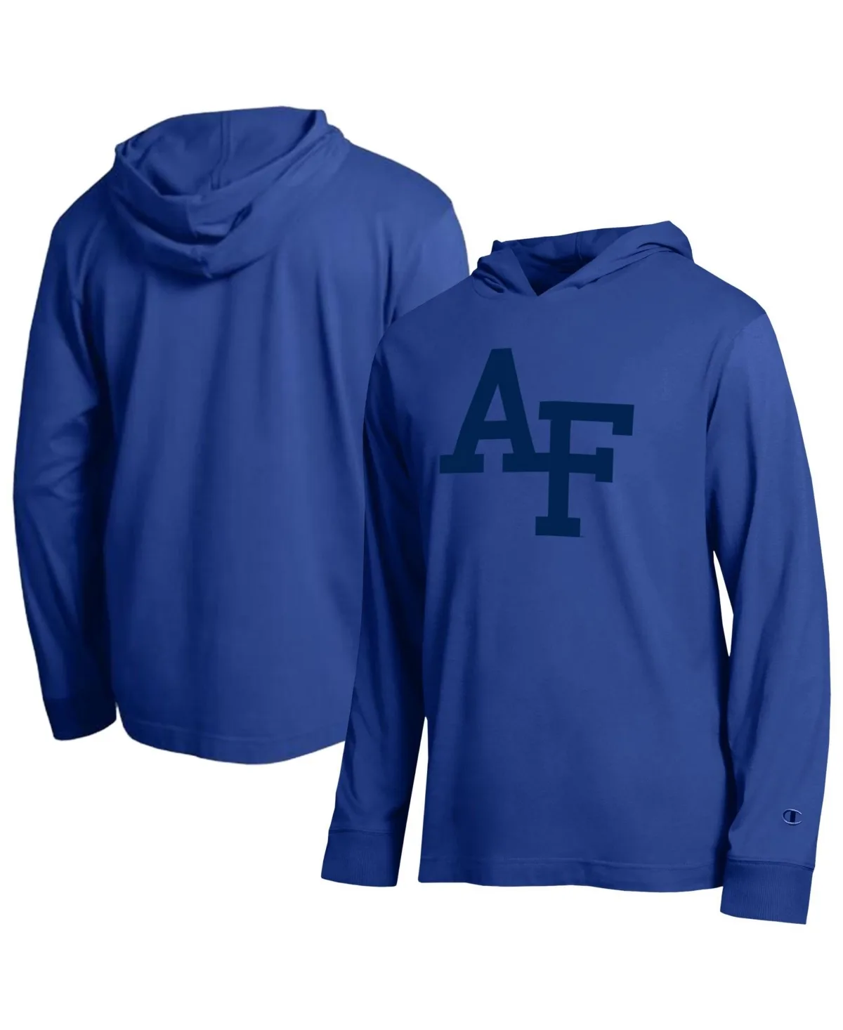 Air Force Falcons Tonal All-Star Long Sleeve Hooded Sweatshirt by Champion