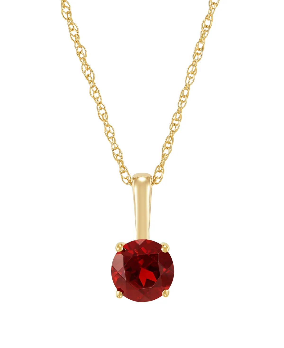 Cultured Freshwater Pearl and Lab-Grown White Sapphire (1/5 ct. t.w.) Pendant 18" Necklace in 10k Yellow Gold by Macy's