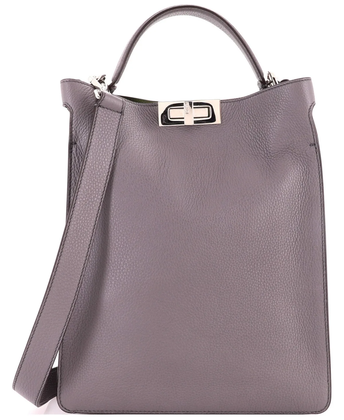 Pre-Owned Medium Peekaboo X-Lite Bag Leather by FENDI