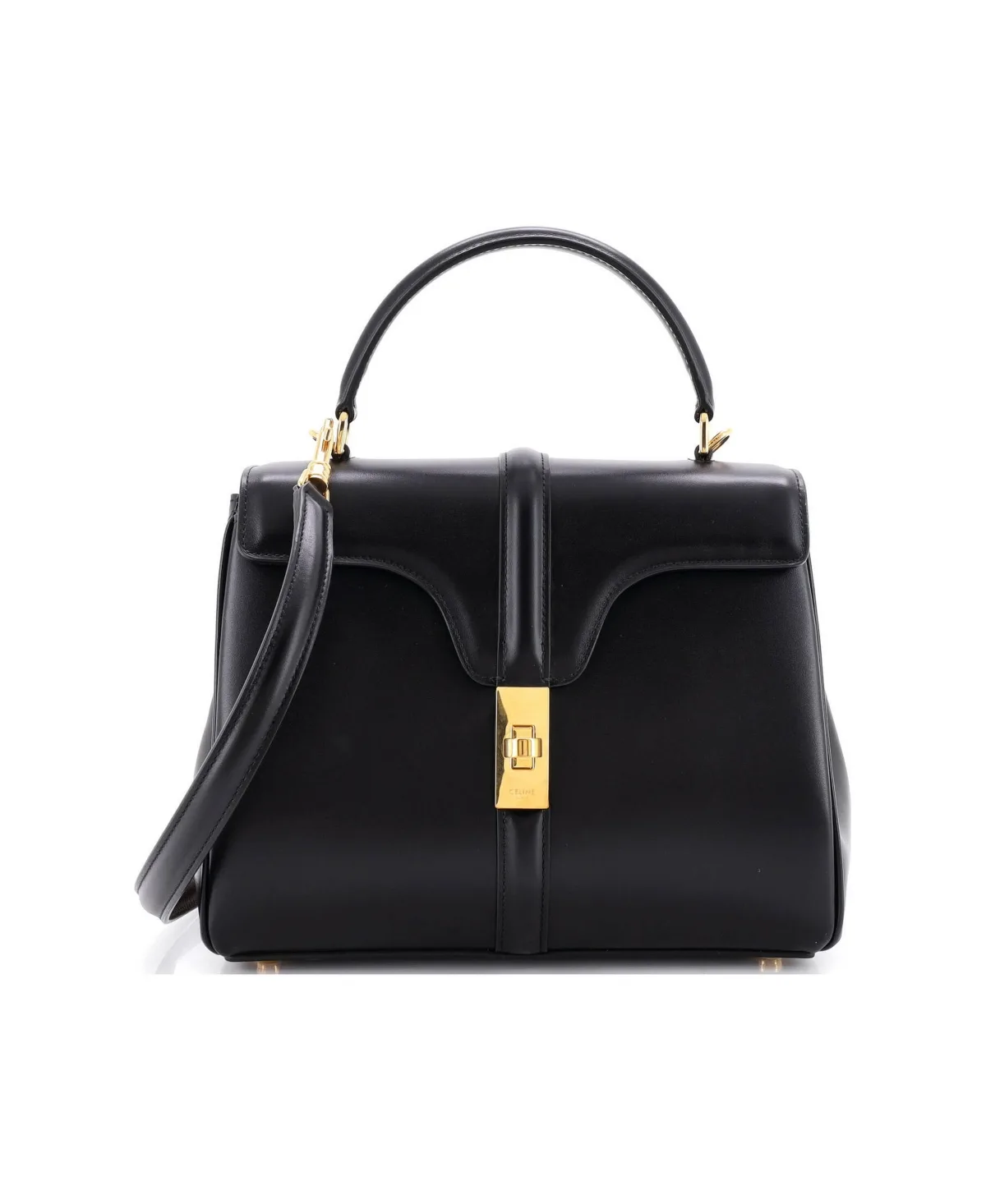 Pre-Owned Small 16 Top Handle Bag Smooth Calfskin by Celine