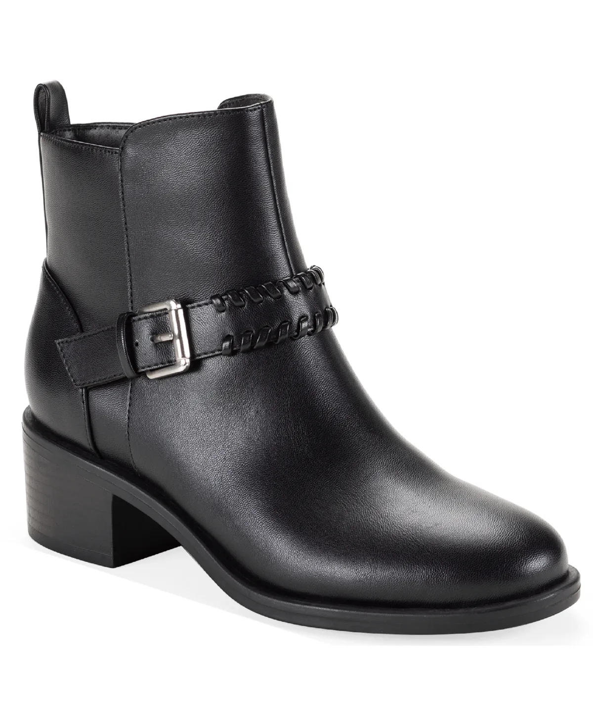 Yurrii Block Heel Memory Foam Round Toe Booties by Style & Co