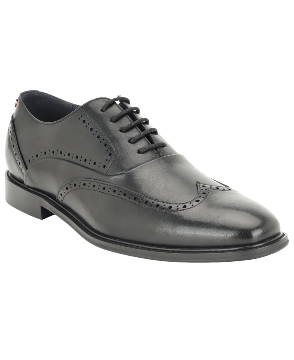 Cohan Wingtip Lace-Up Faux Leather Oxfords by Tommy Hilfiger