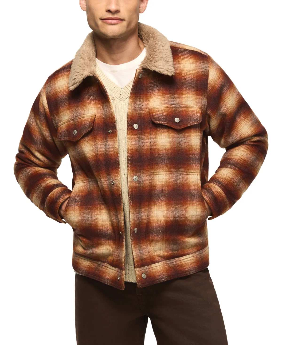 Faux Fur-Lined Jacket by Lucky Brand