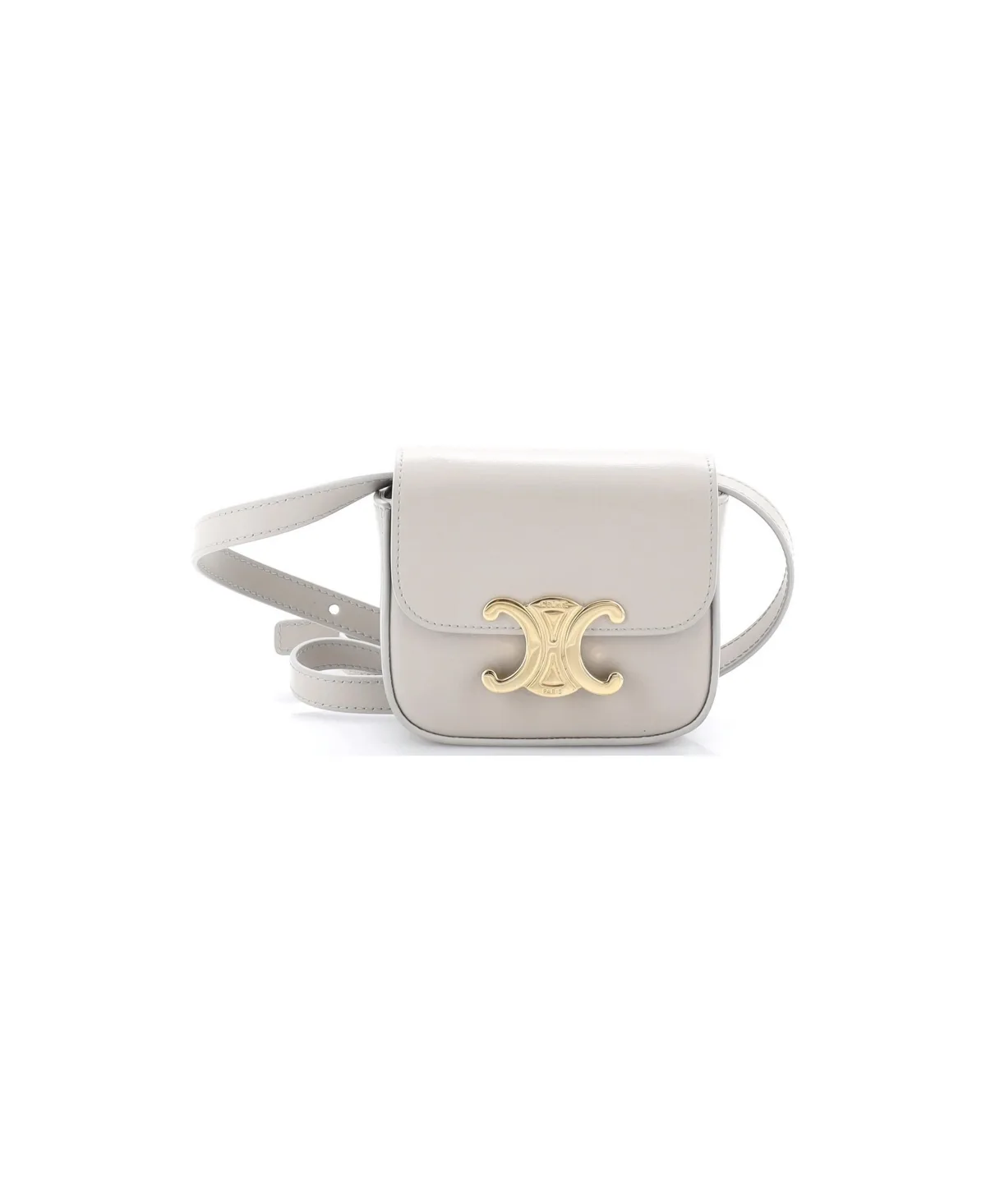 Pre-Owned Celine Mini Claude Shoulder Bag Leather by Celine