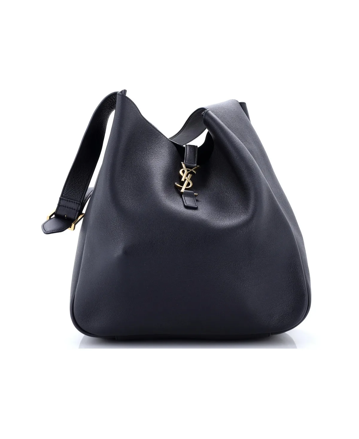 Pre-Owned Saint Laurent Large Le 5 a 7 Supple Hobo Leather by Saint Laurent