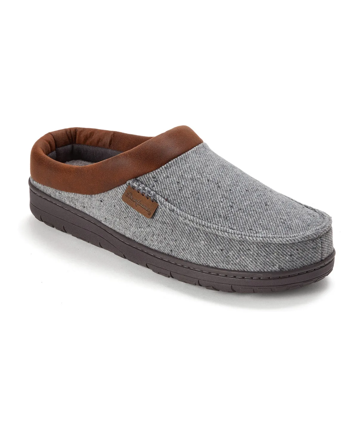 Brendan Perforated Moccasin Toe Clog House Shoe Slipper by Dearfoams