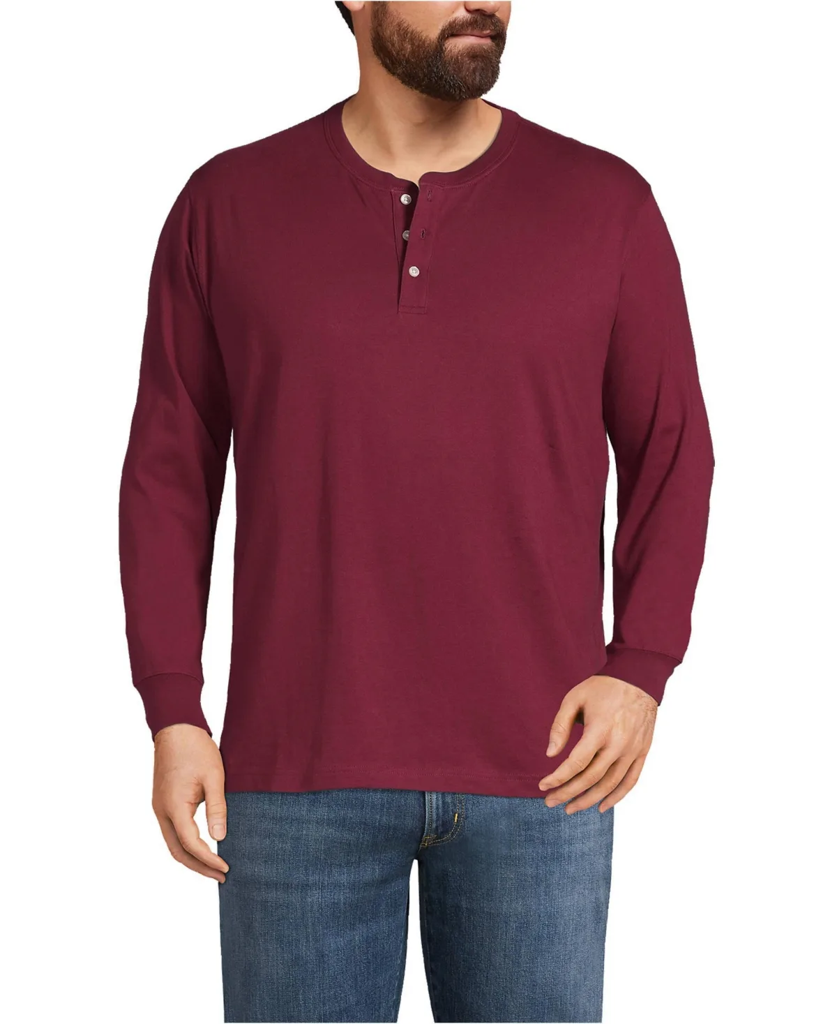 Super-T Long Sleeve Henley T-Shirt