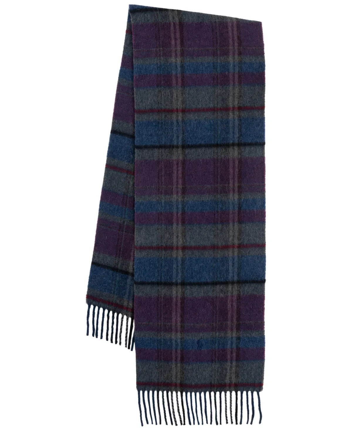 Cashmere Blend Plaid Scarf