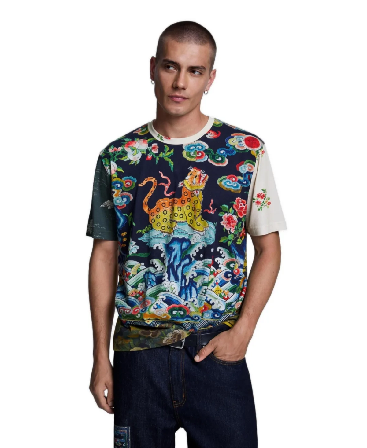 Graphic Print T-Shirt by Desigual