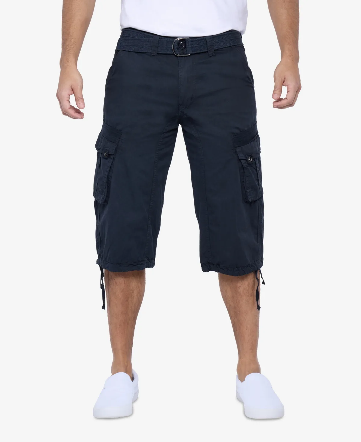 Belted Capri Cargo Shorts by Xray