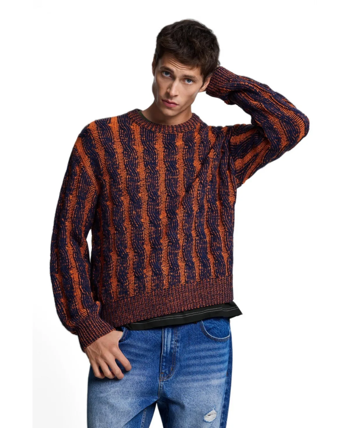 Jacquard Sweater by Desigual