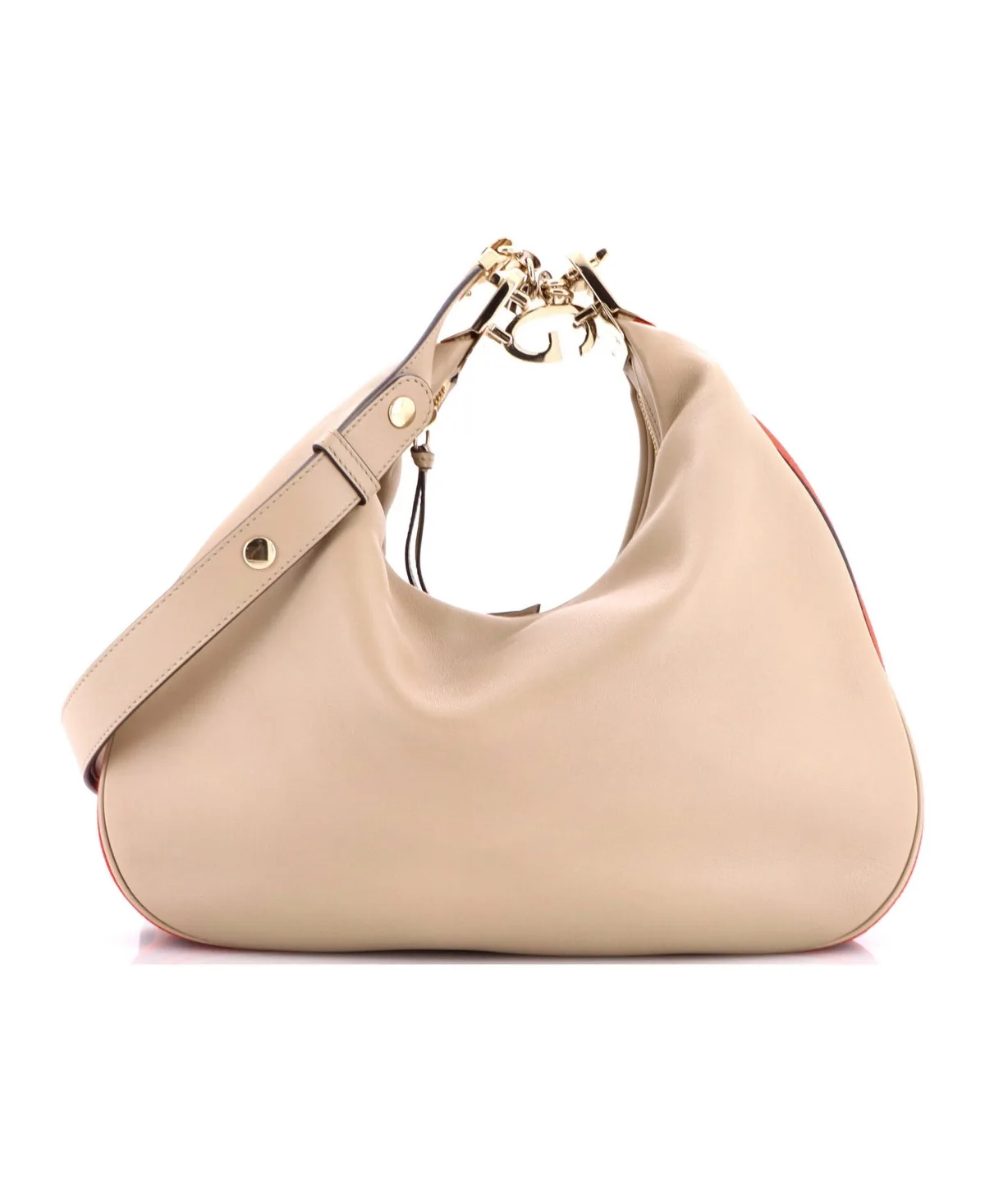 Pre-Owned Gucci Large Attache Shoulder Bag Leather
