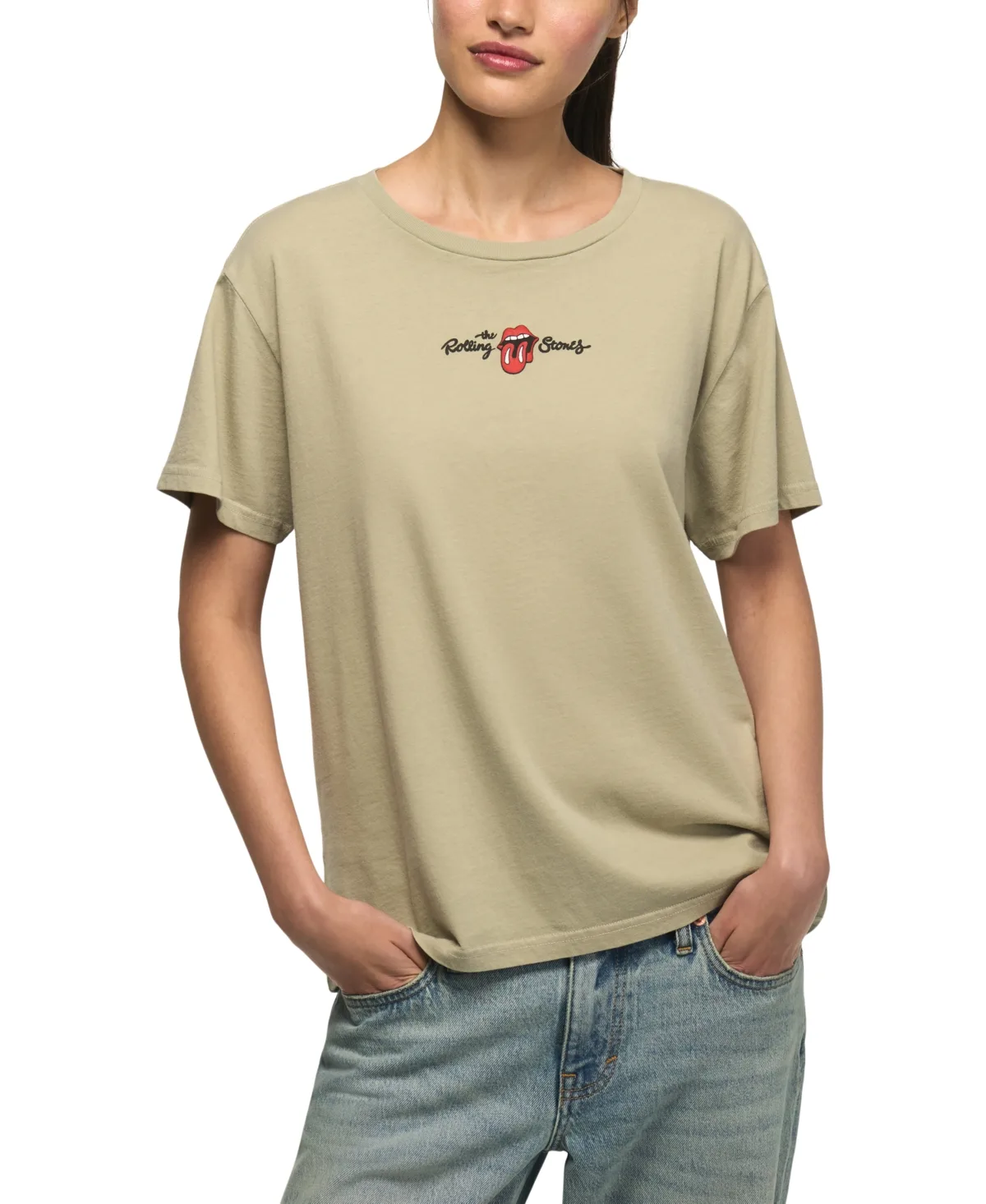 Rolling Stones Graphic Boyfriend Tee by Lucky Brand