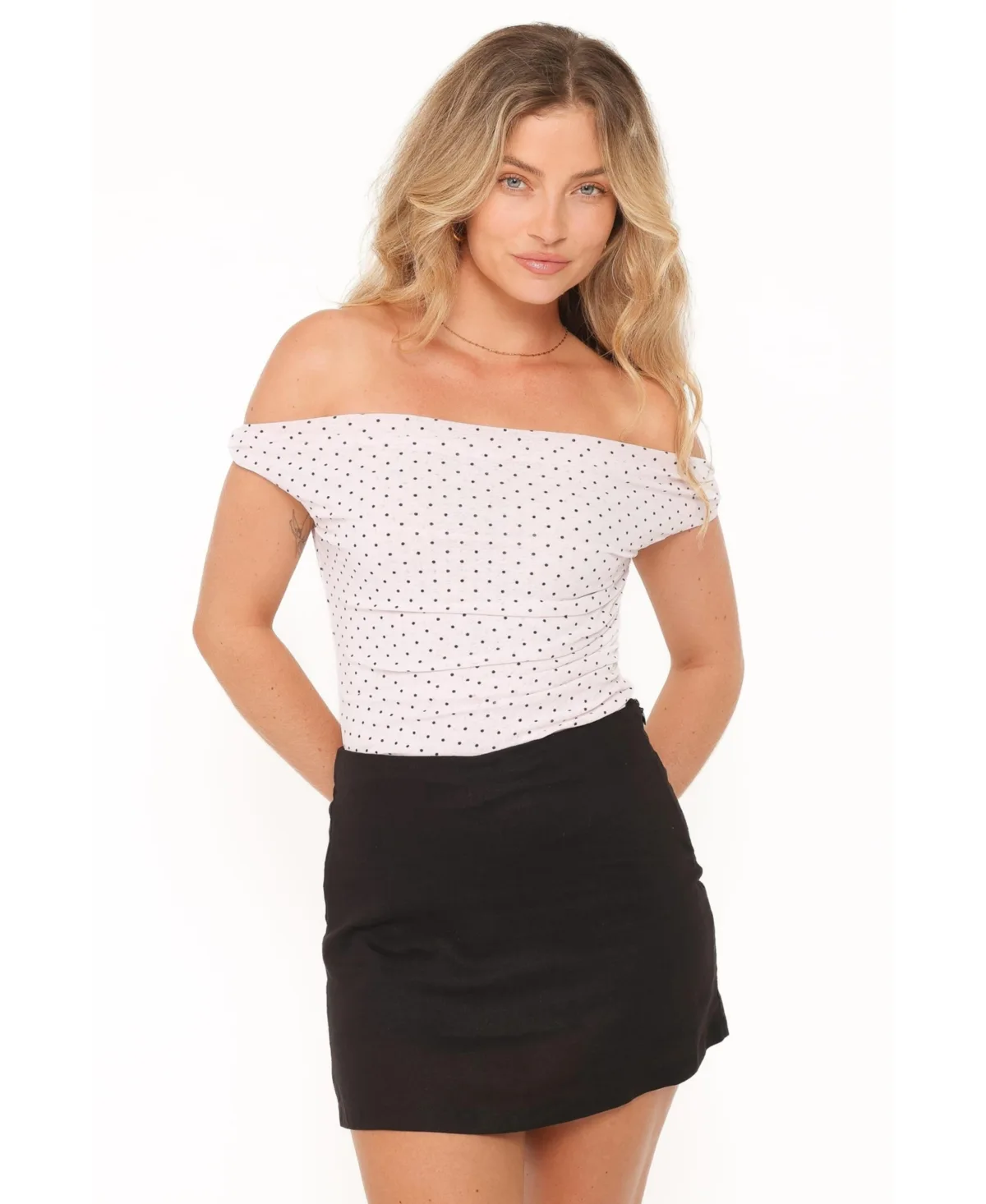 Cher High-Waisted Mini Skort by Petal and Pup