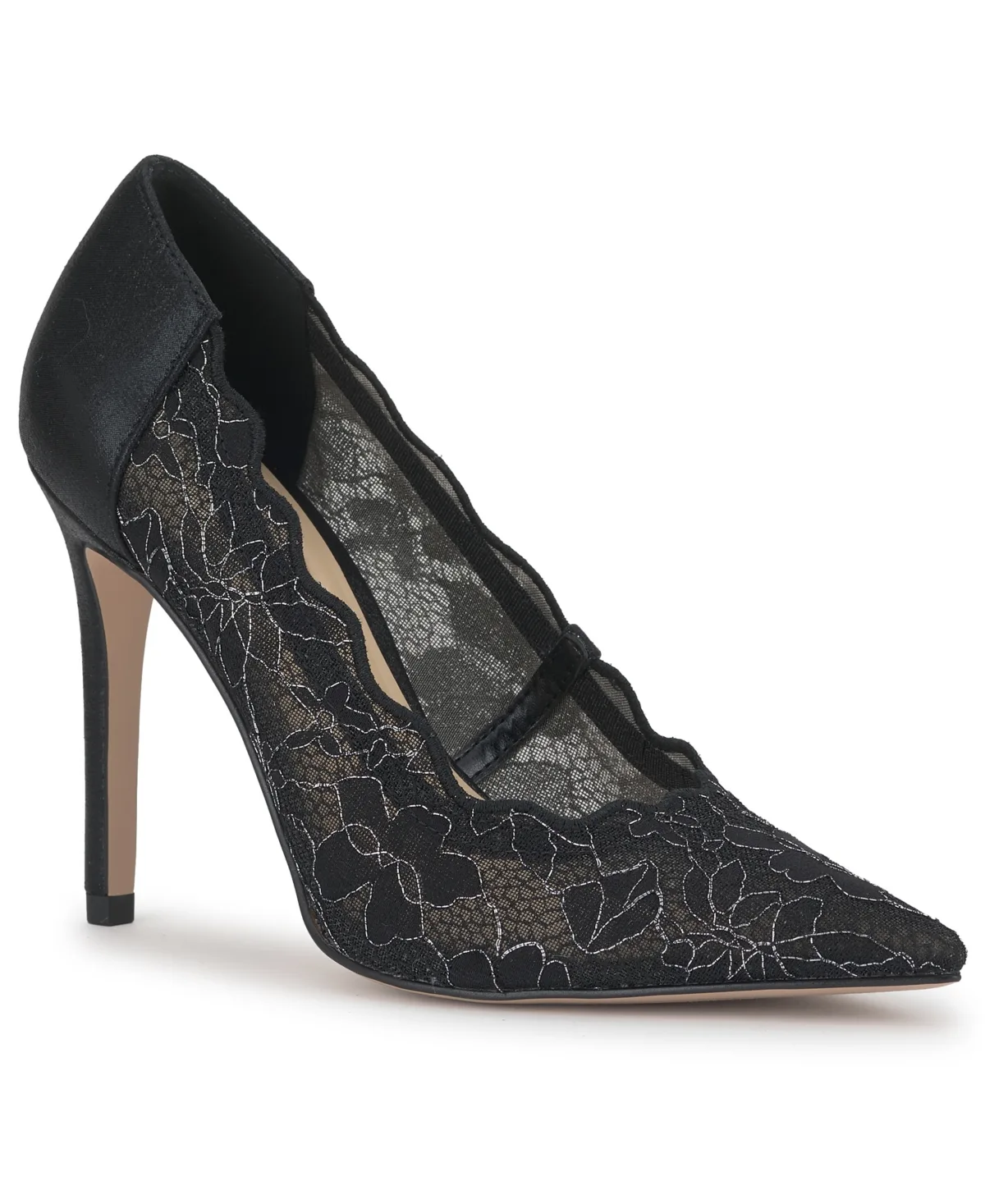 Pelia Scalloped Edge Stiletto Pumps by Jessica Simpson