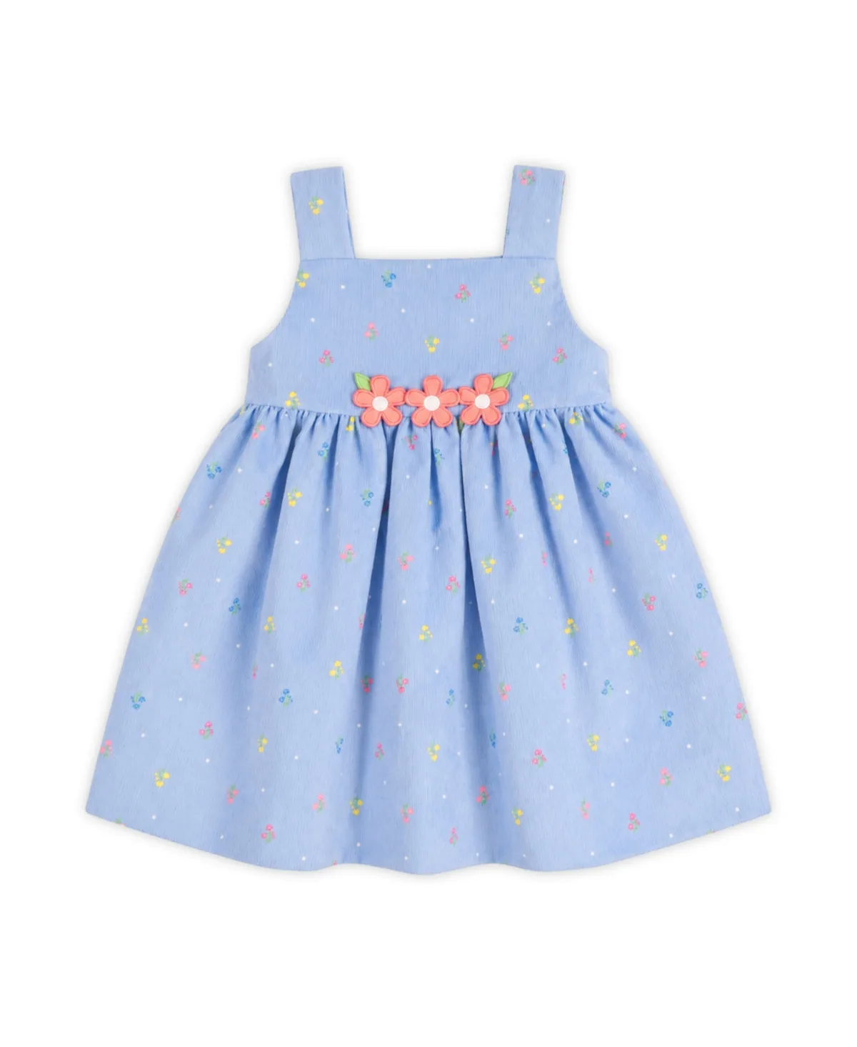 Polka Dot Square Neck Corduroy Dress by Florence Eiseman