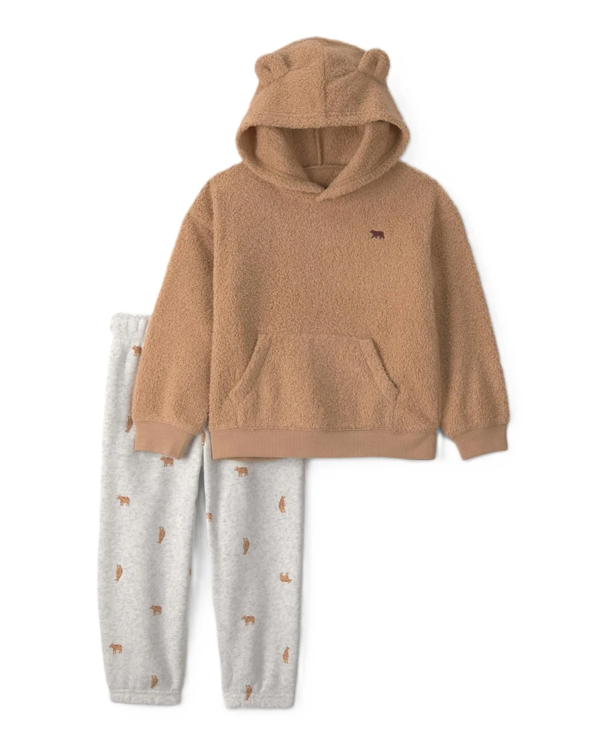 Bear Sherpa Hoodie and Pants, 2-Piece Set by Carter's