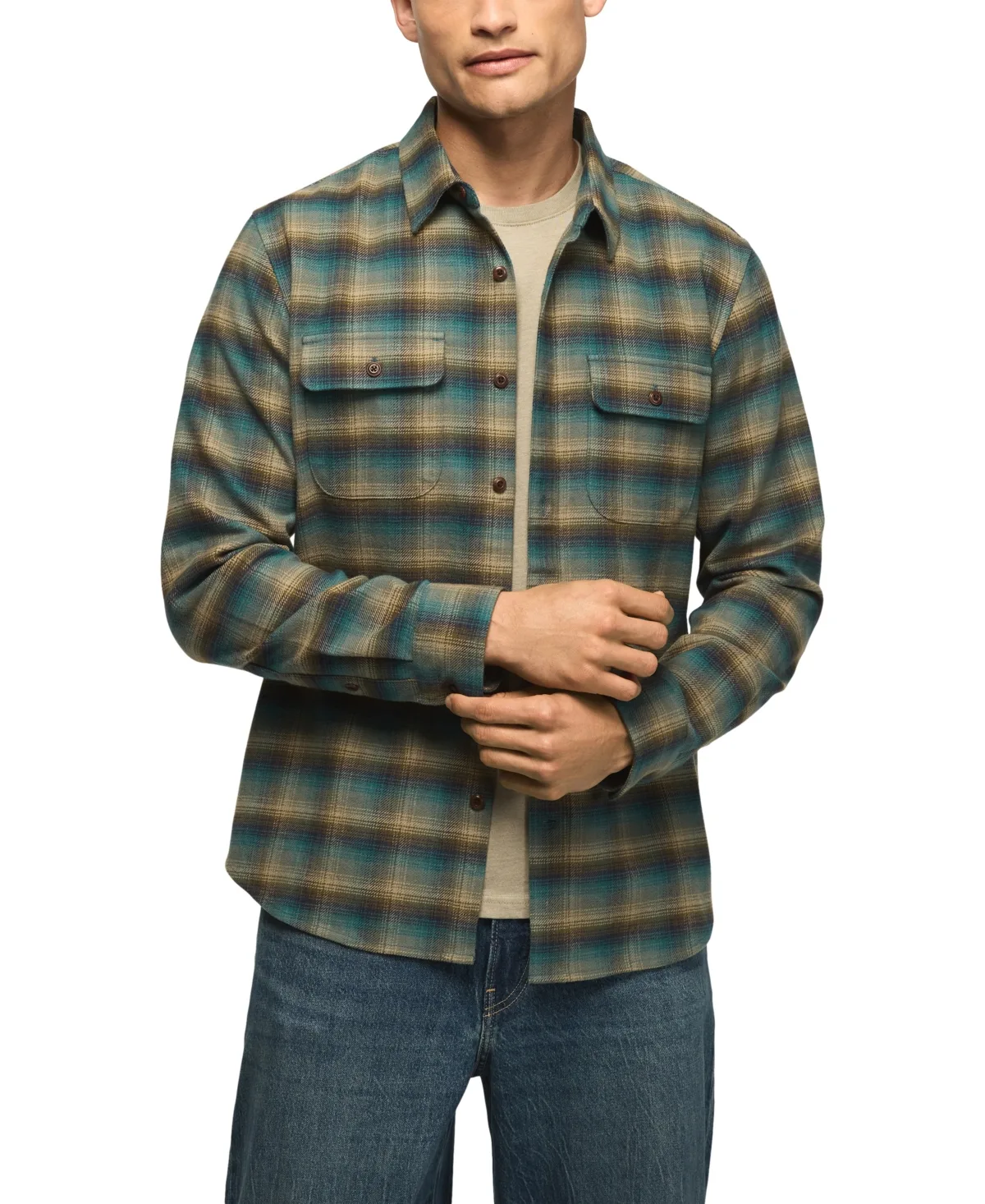 Cloud Soft Plaid Flannel Long Sleeve Shirt