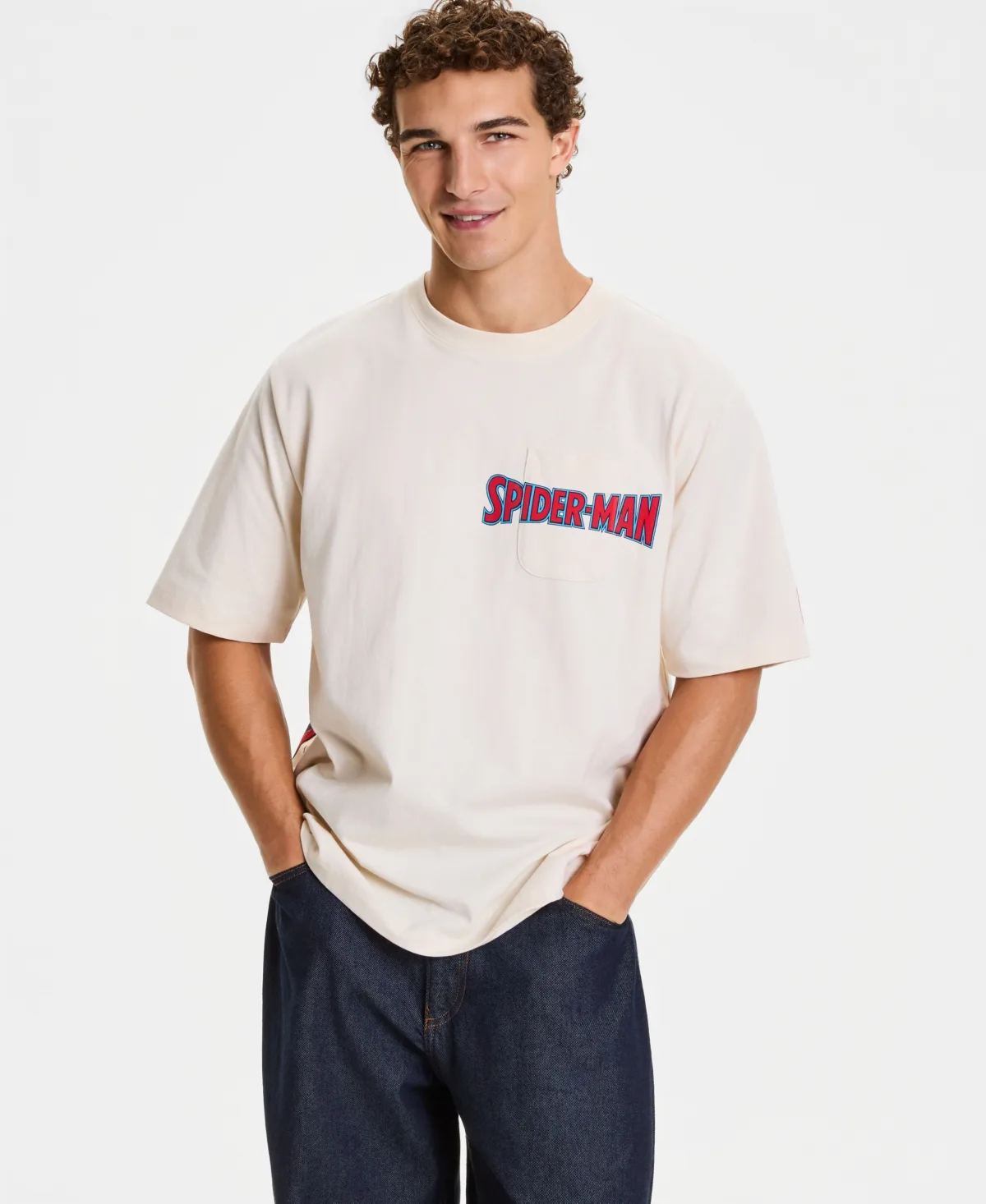 Spider-Man 100th Parade Balloon Pocket Graphic T-Shirt by Marvel