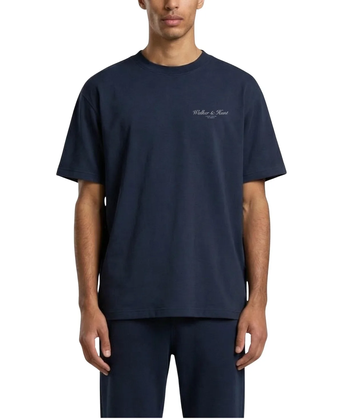 Oversized Dropped Shoulder T-Shirt by Walker & Hunt