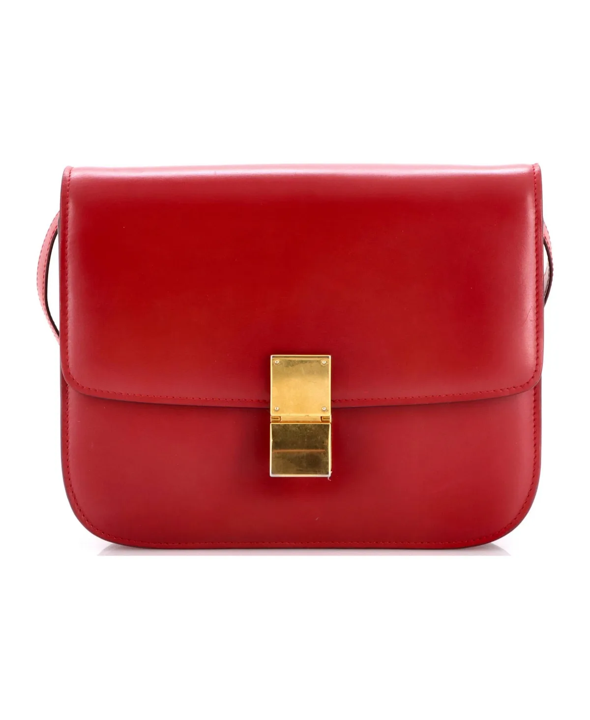 Pre-Owned Celine Medium Classic Box Bag Smooth Leather by Celine