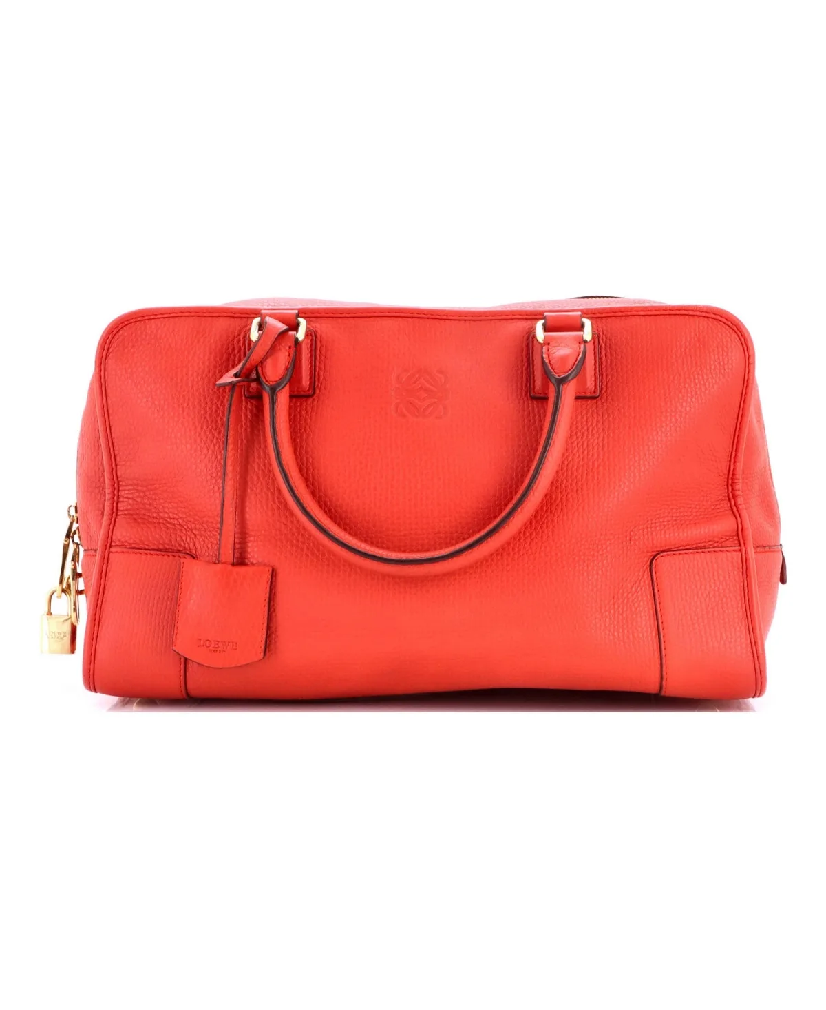 Pre-Owned Loewe Amazona Leather Satchel, Damaged (outlet) by LOEWE
