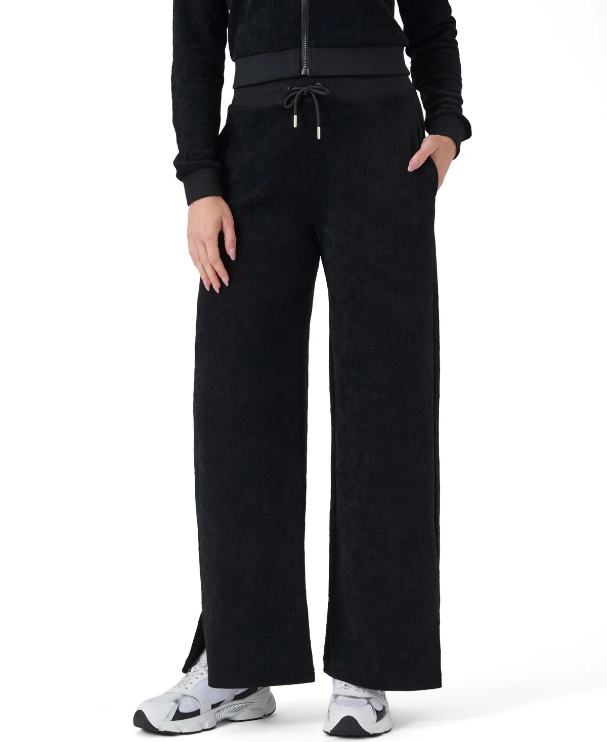 Laudomia High-Rise Wide-Leg Drawstring Pants by GUESS