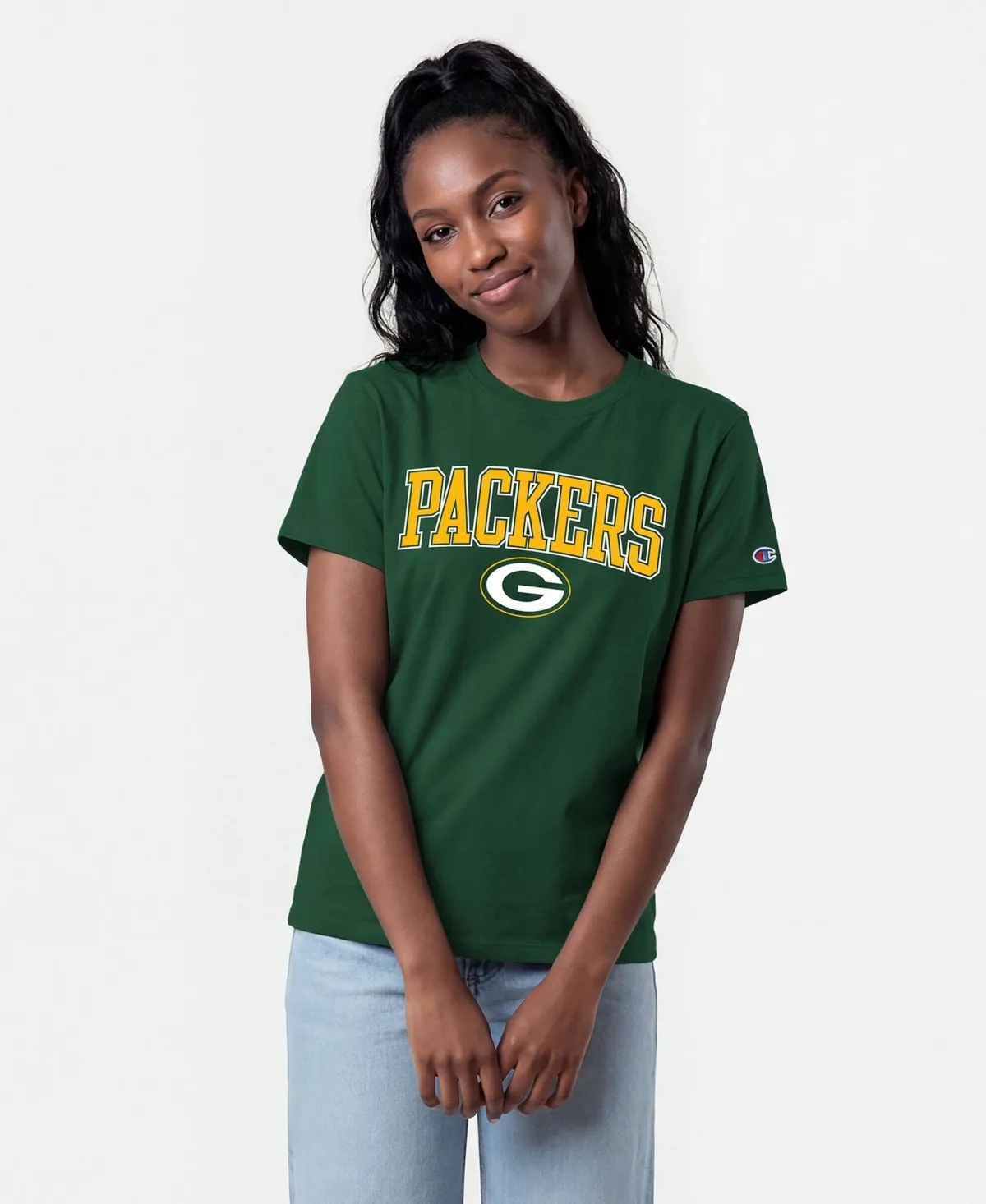Bay Packers Arched Over Logo T-Shirt by Champion