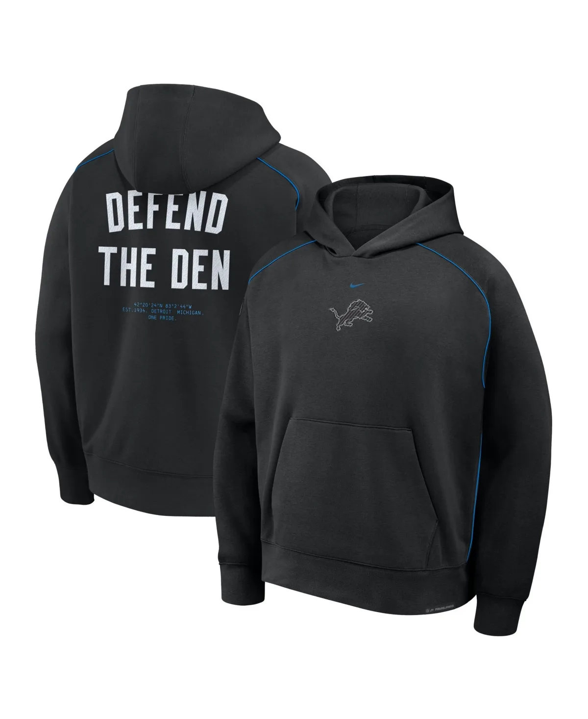 Detroit Lions 2026 Rivalries Collection Air Pullover Hoodie by Nike