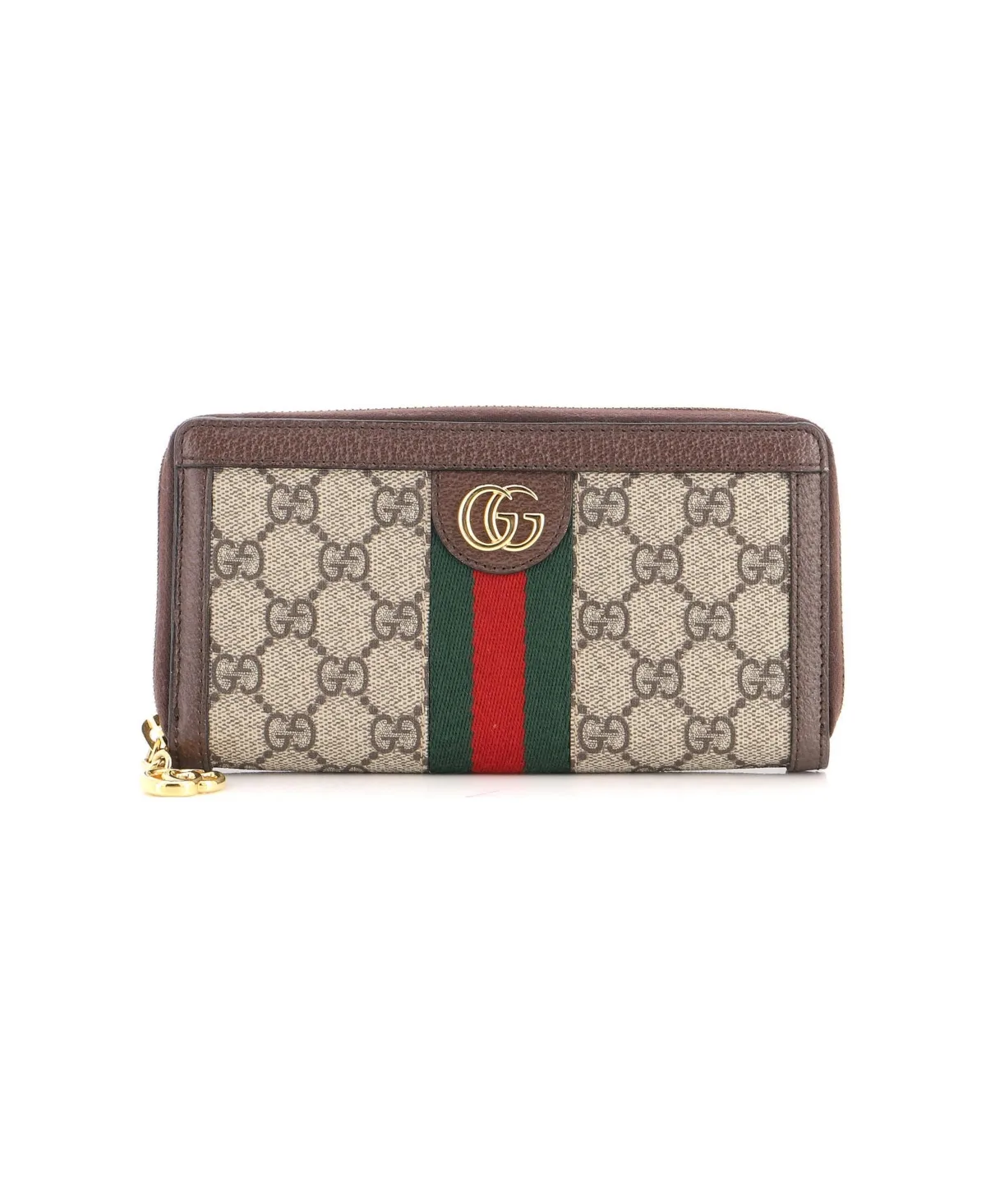 Pre-Owned Ophidia Zip Around Wallet Gg Coated Canvas by Gucci