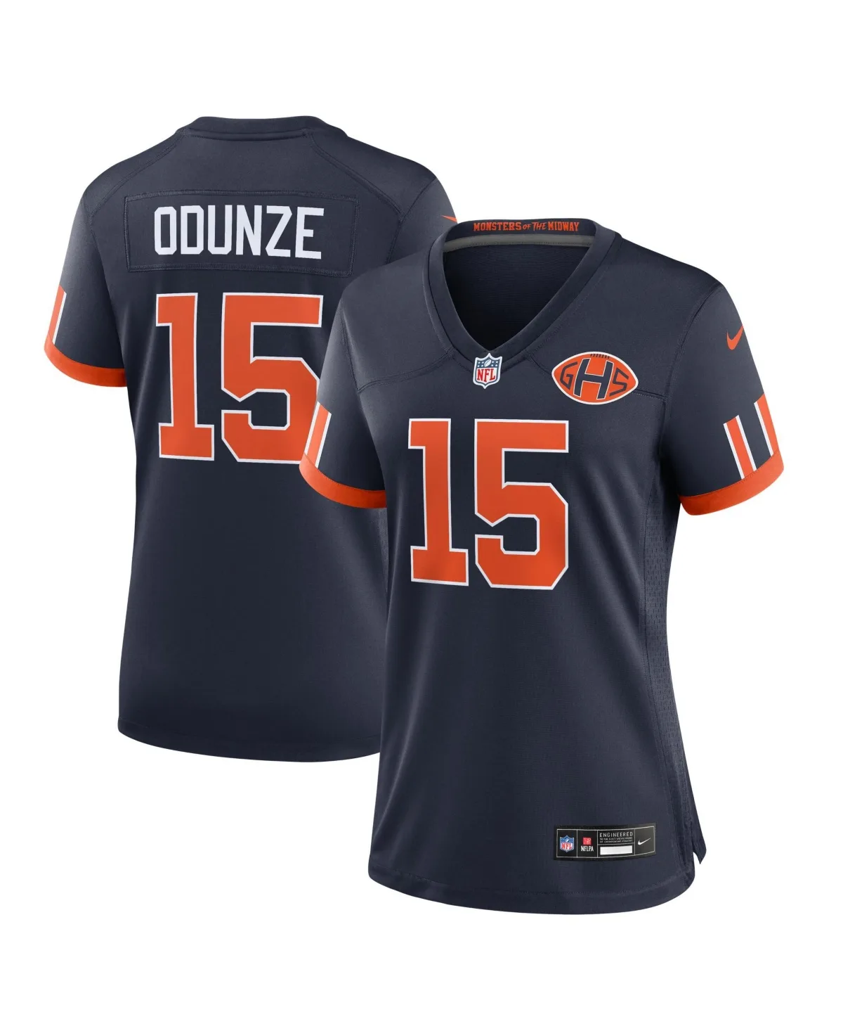 Rome Odunze Chicago Bears 2026 Rivalries Collection Game Jersey by Nike