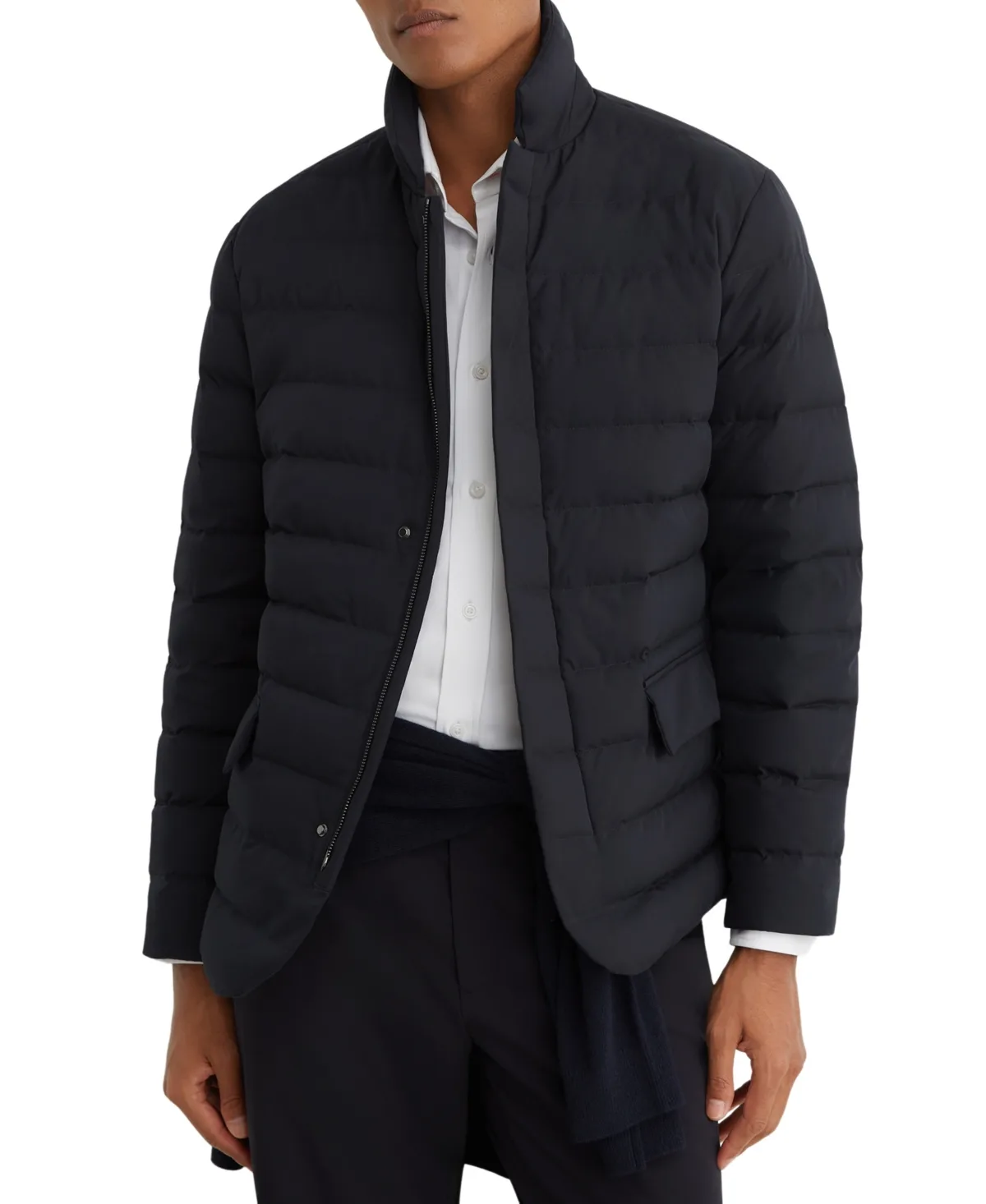 Abley Quilted Down Jacket by Reiss