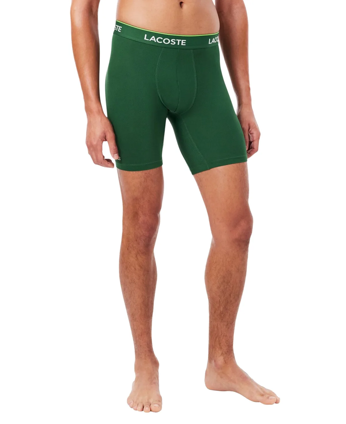 Cotton-Blend Logo Waistband Boxer Briefs, 3-Pack by Lacoste