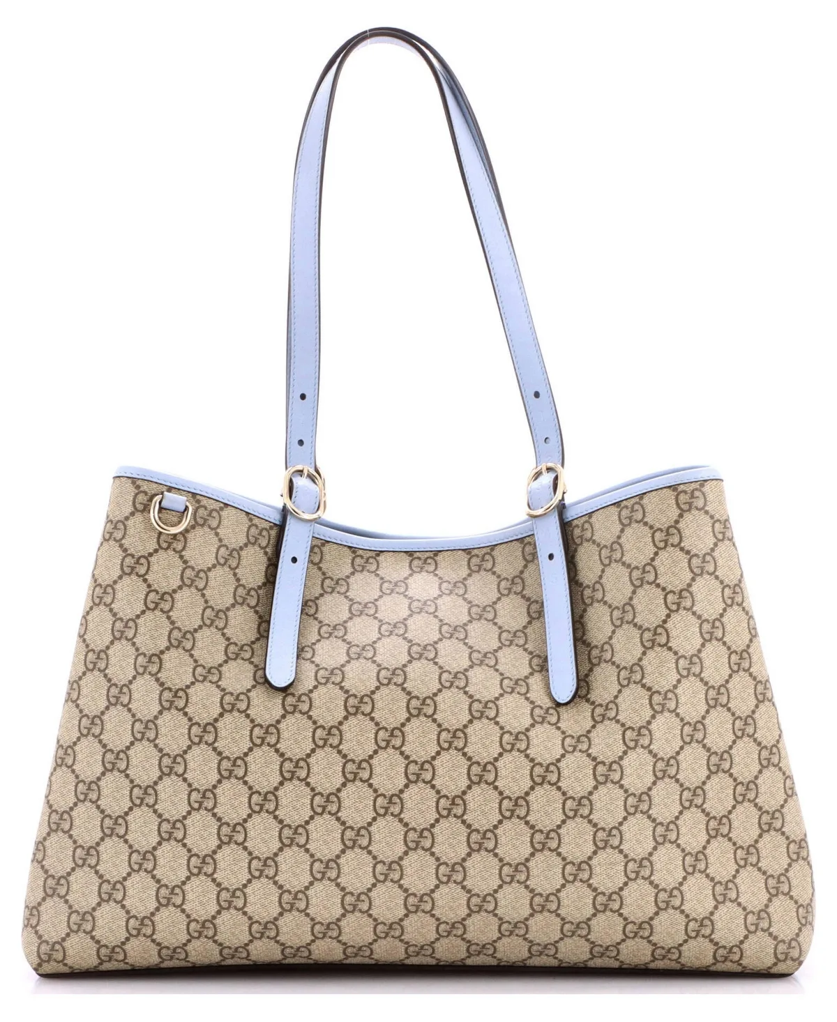Pre-Owned Gucci Large Emblem Tote GG Coated Canvas by Gucci
