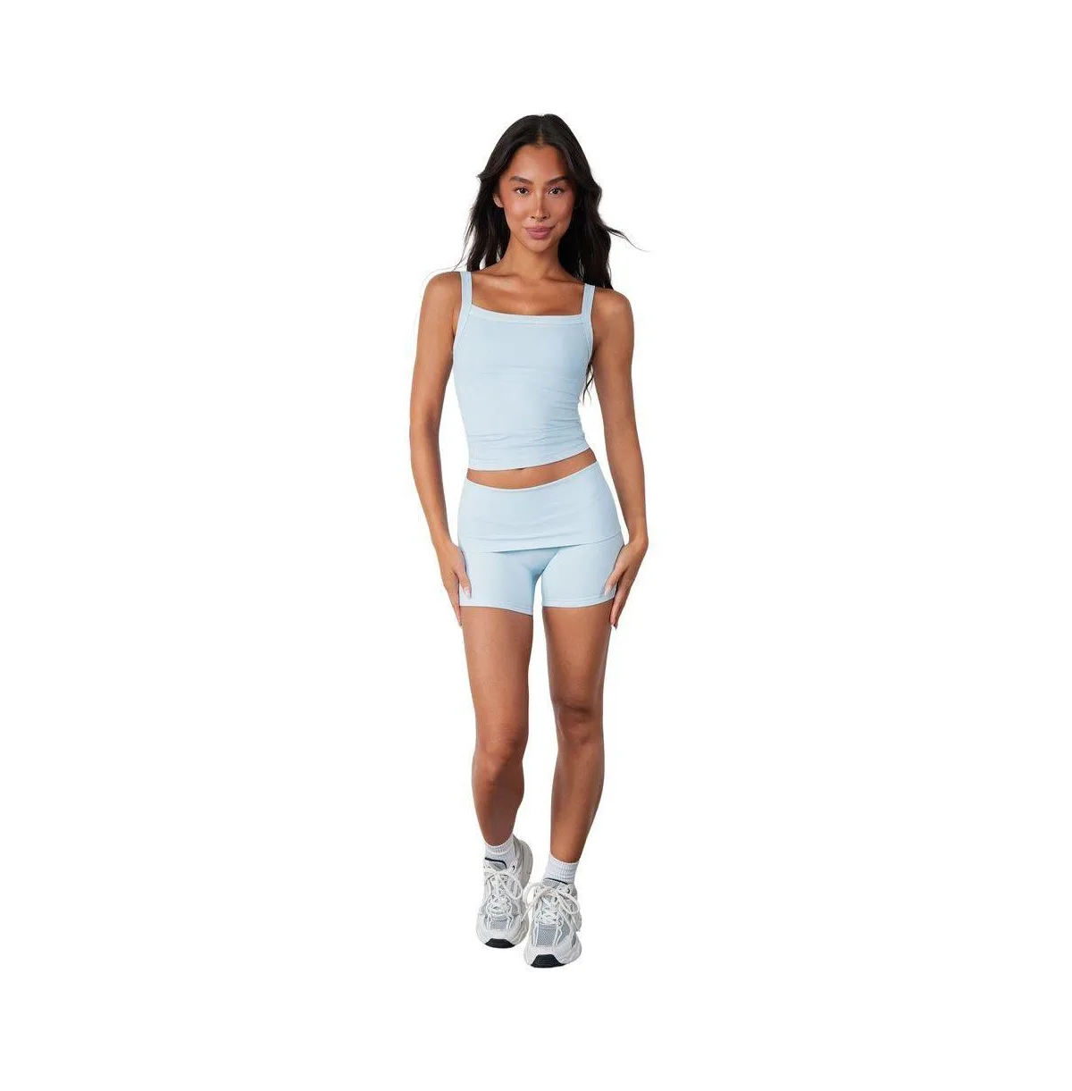 Cloud II Mini Foldover Waistband Shorts, 4.5 Inseam by Vitality