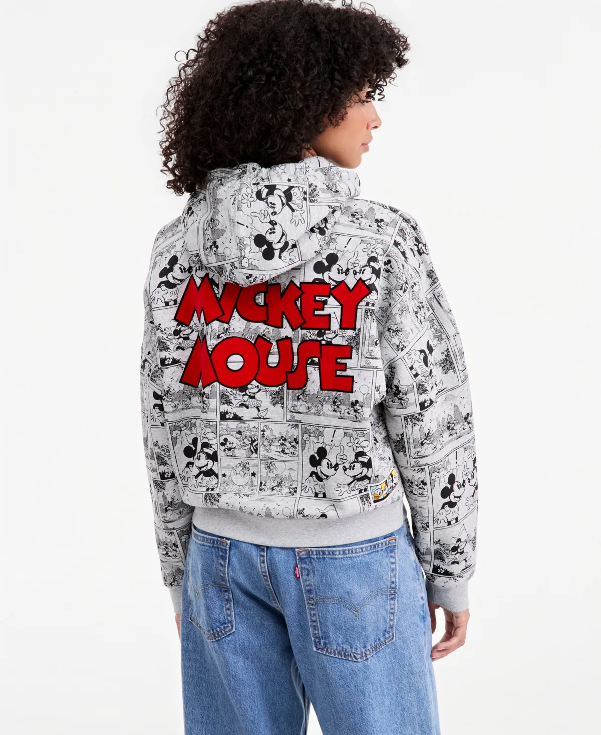 Disney - Macys Mickey & Friends Thanksgiving Day Parade Comic Strip Full-Zip Hoodie by Disney