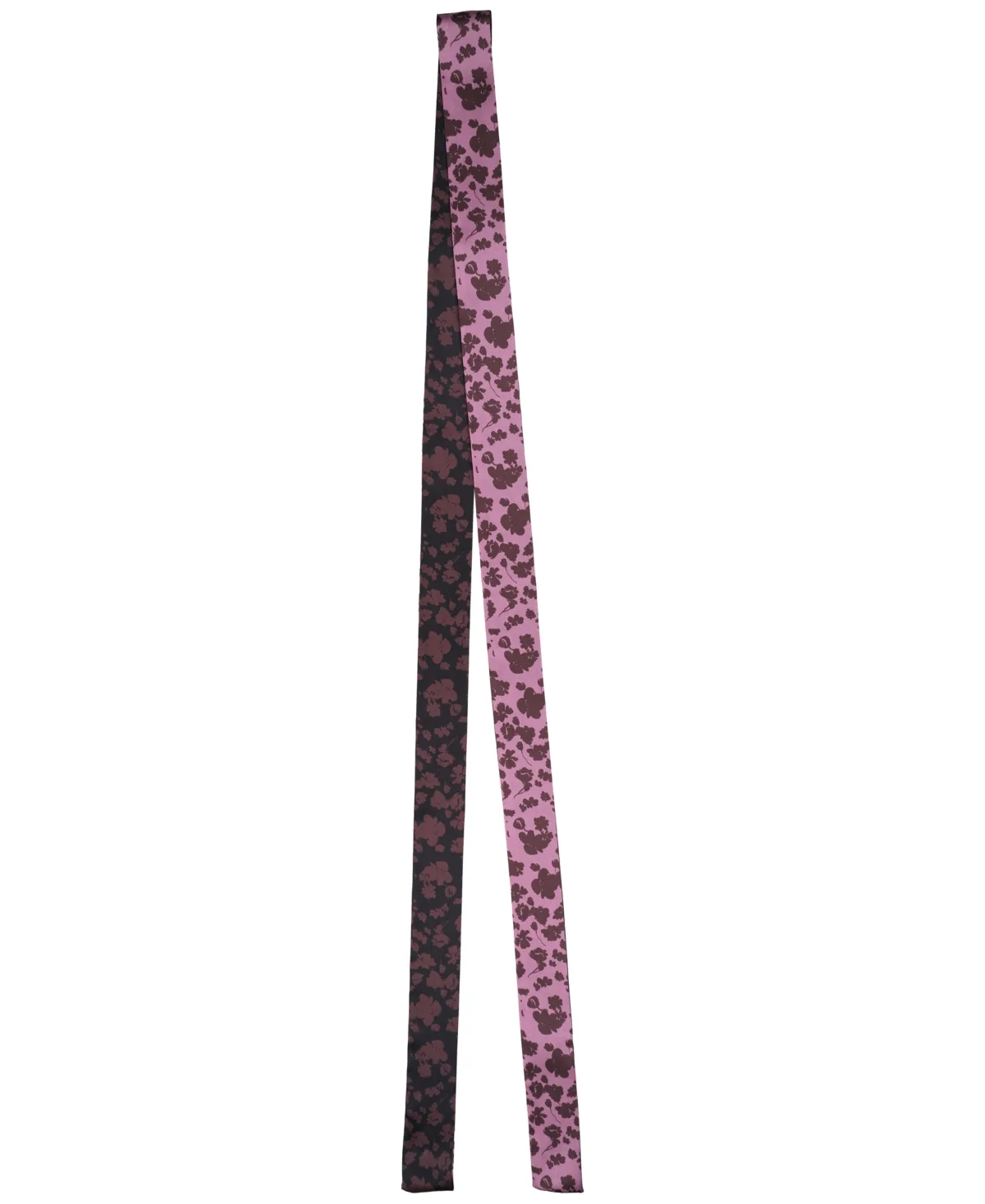 Floral Print Rose Ribbon Scarf by Bespoke Fashion