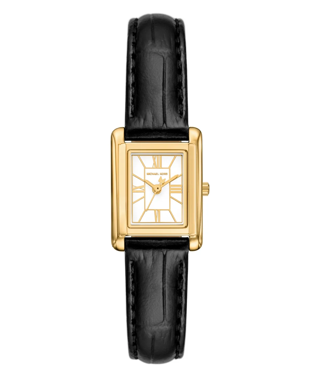 Quartz Rectangular Essex Leather Watch 27mm by MICHAEL Michael Kors