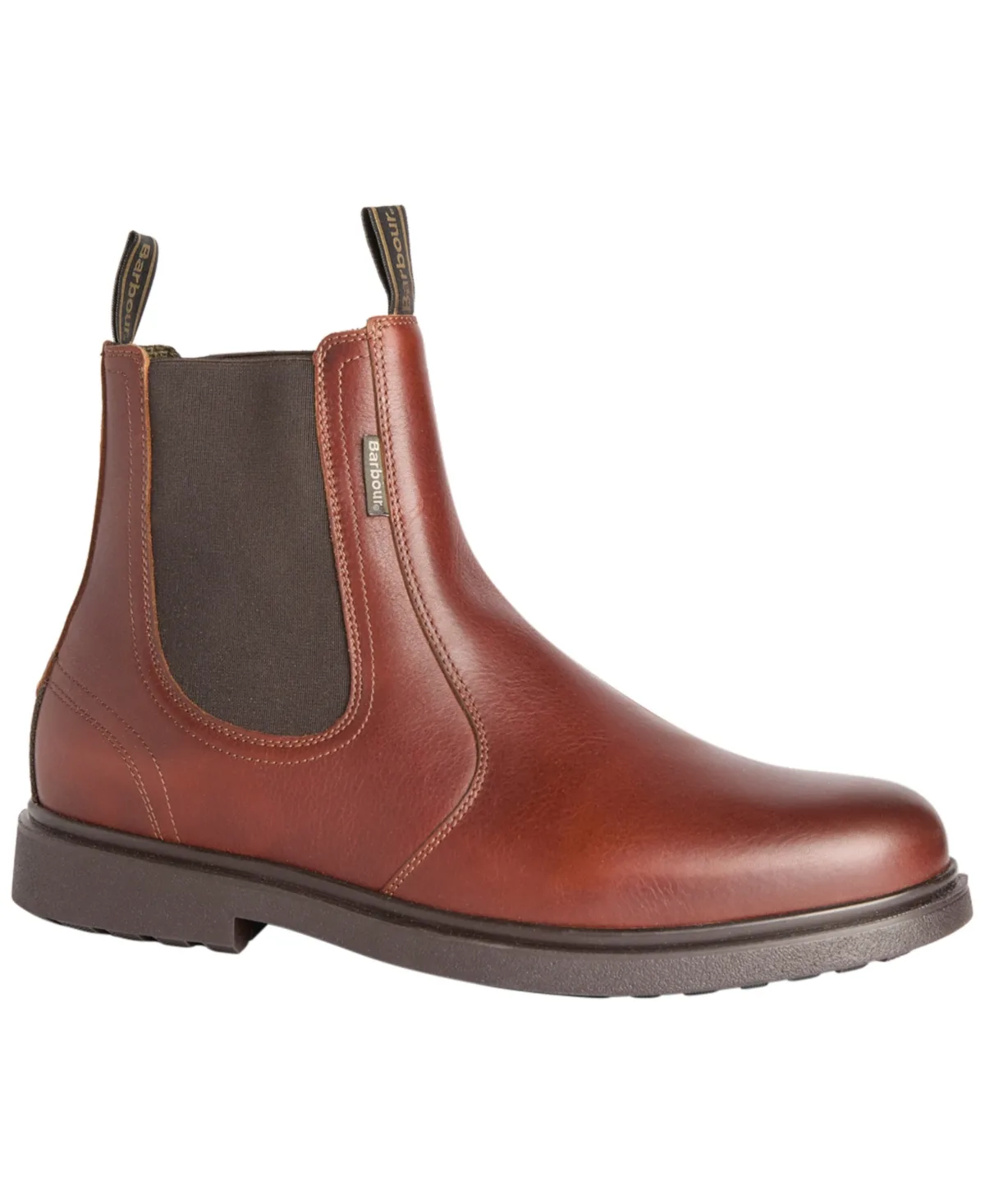 Hale Waxed Leather Round Toe Chelsea Boots by Barbour