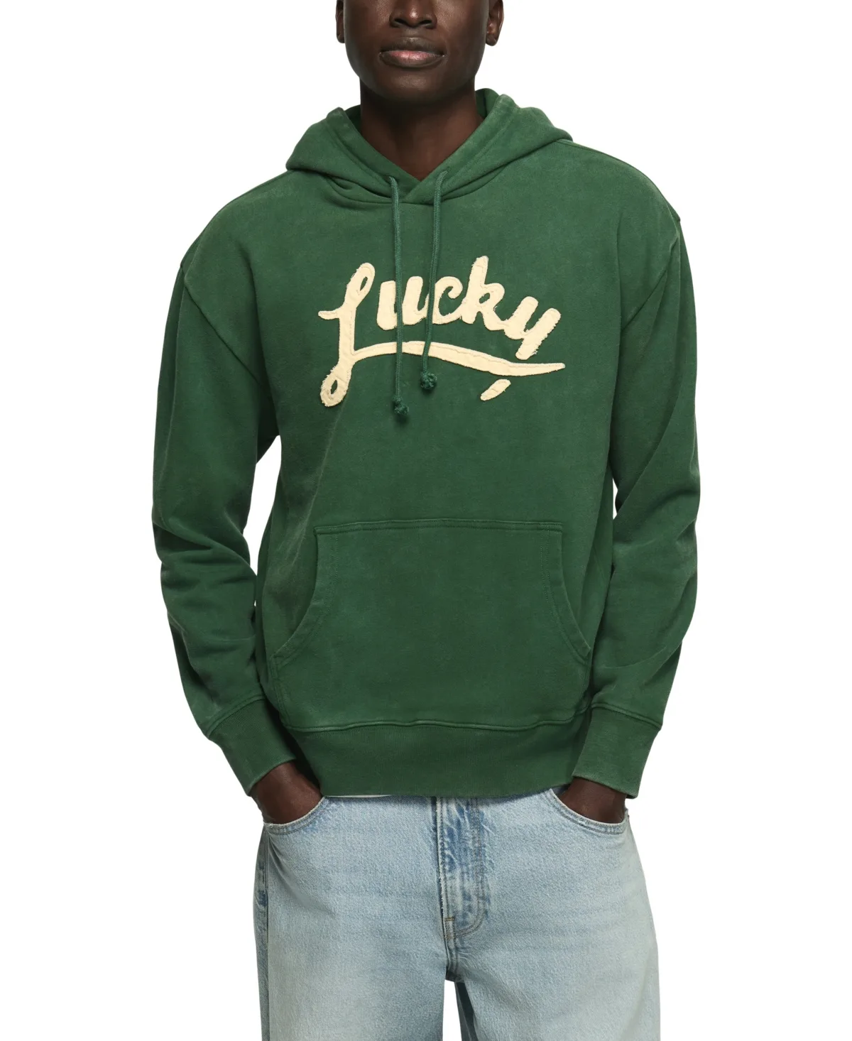 Lucky Vintage Graphic Cotton Hoodie by Lucky Brand