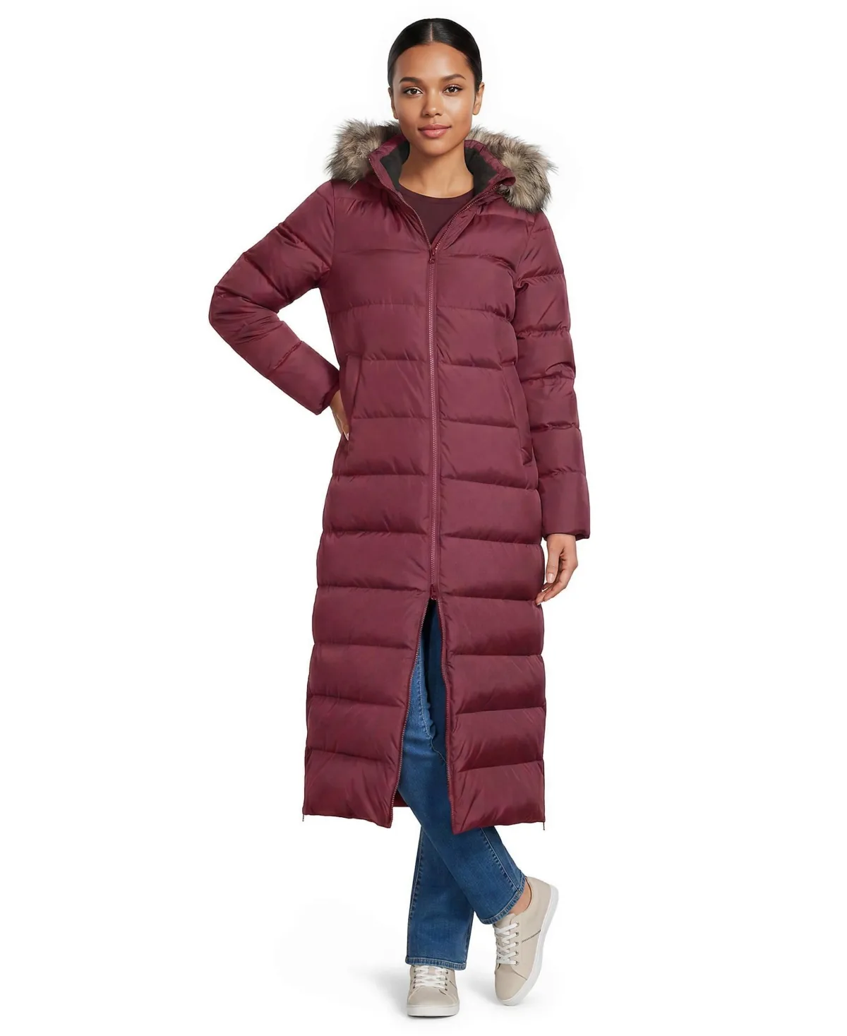 Max 600 Down Long Maxi Coat by Lands' End