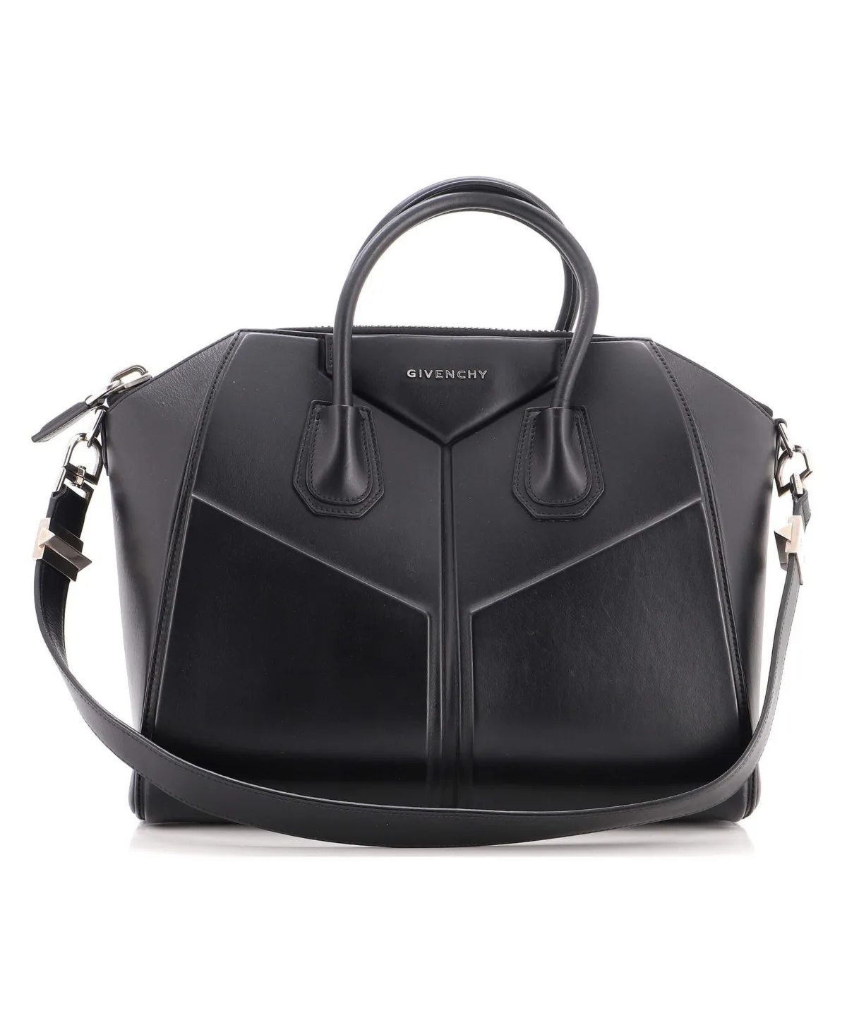 Pre-Owned Givenchy Medium Antigona Bag 3D Embossed Leather by GIVENCHY